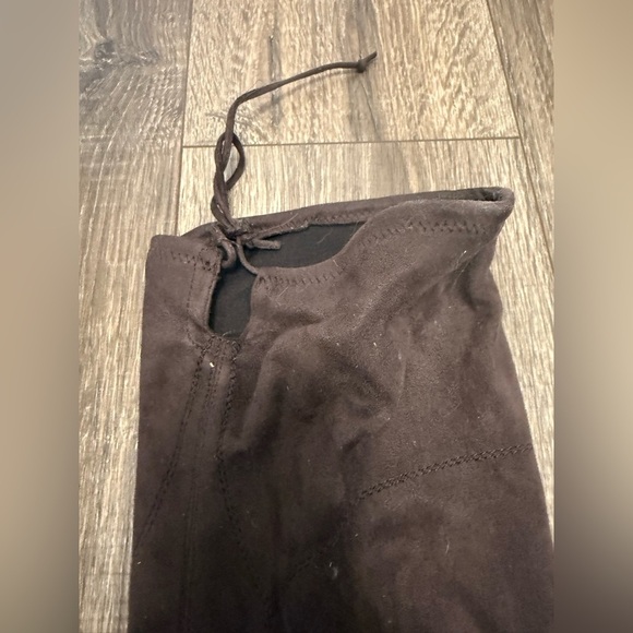 UNISA "Gillean" Over The Knee Stretch Women's Boots Textile Brown/Black 7.5 - Picture 6 of 9